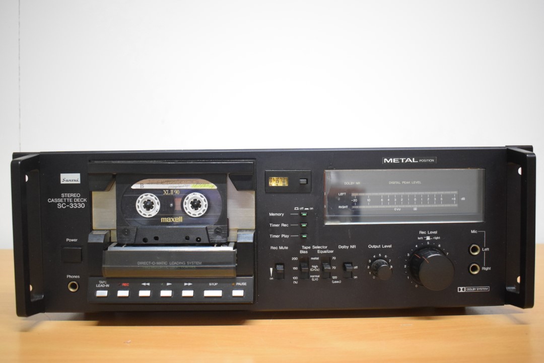 Sansui SC-3330 Cassette Deck  			